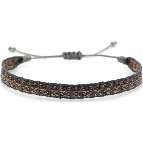 Go2Boho Women Bracelet Boho Jewelry Pattern Handmade Woven Bracelets Fabric Braided Jewellery Adjustable Classic Pulseras Mujer