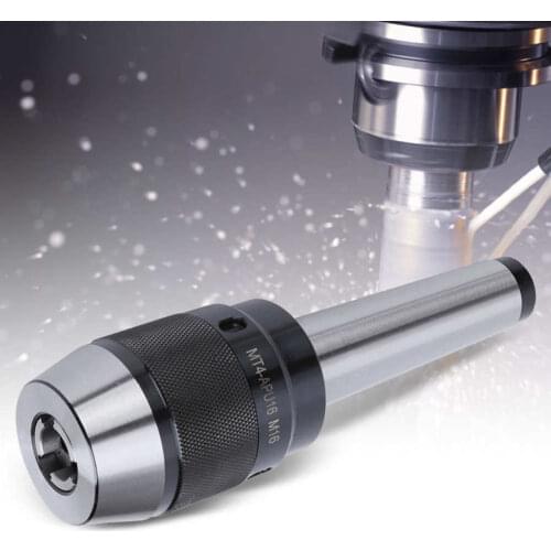 Integrated Drill Chuck High Speed Steel Impact Resistance MT4-APU16-M16 for Milling Machine