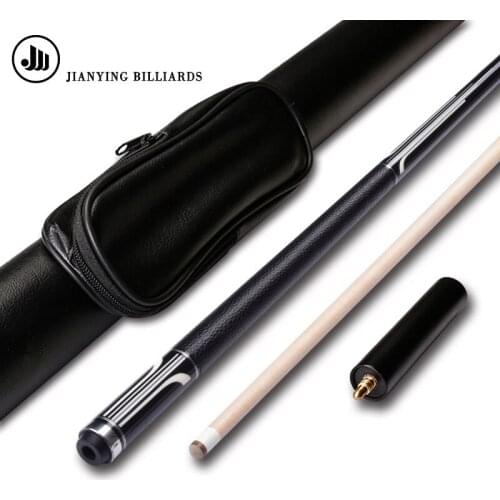 Jianying PA04 Pool Cue Stick 12.75mm Black Pool Cue Case China 2019