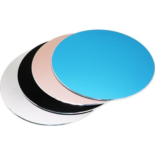 Aluminium Alloy Round Mouse Pad Waterproof Desktop Gaming Non-Slip MousePad Desk Mat Mouse Pad Gamer Computer PC Accessories