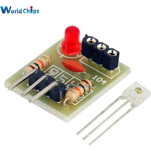 Laser Sensor Module non-modulator Tube Laser Receiver Module 5V PCB 1.5*1.9cm Hot Sale