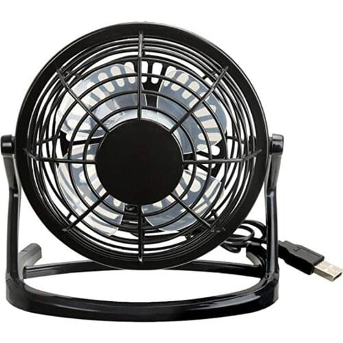 1Pc Portable USB Mini Small Size Desktop Office Fan 360 Degree Rotatable Lightweight Computer Laptop Summer Cooler