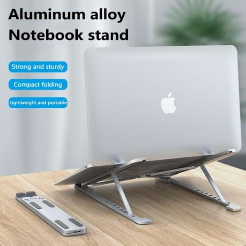 Portable Foldable Laptop Holder For MacBook Air Pro Notebook Aluminium Alloy Laptop Stand Bracket Laptop Holder For PC Notebook
