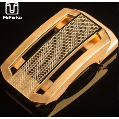 McParko Metal Belt Buckle Automatic Stainless steel Belt Buckle for men Luxury belt buckle 35mm Fashion Brand Design Style
