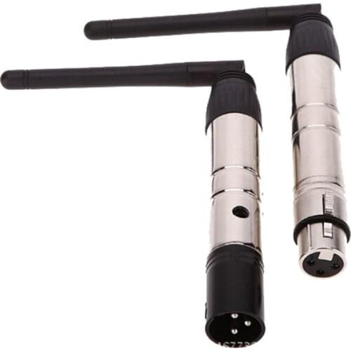 Sailwin 2.4G Ism DMX Wireless Male Xlr Transmitter Stage Light Par Party Light Antenna Transmitter Wireless Dmx Receiver