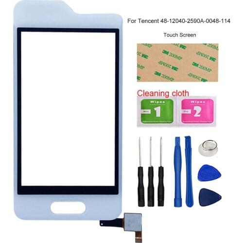 New Glass Touch For Tencent 48-12040-2590A-0048-114 Touch Screen Digitizer Outer Panel Sensor Assembly Parts