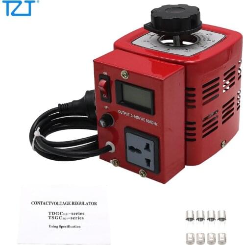 TZT APS-500W 0.5KW 220V Variac Autotransformer Voltage Regulator Powerstat 0-300V Output