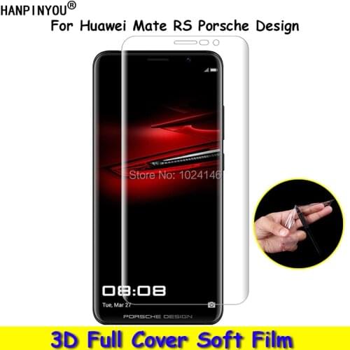 For Huawei Mate RS Porsche Design 6.0" 3D Curved Cambered Full Cover Soft PET Film Screen Protector Guard (Not Tempered Glass)