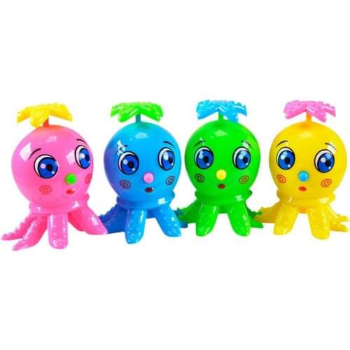 Wind Up Octopus Toy Kids Cute Cartoon Sea Animal Water Play Toys Bathtub Toy Clockwork Beach Toys Infant Bath Toys Random Color