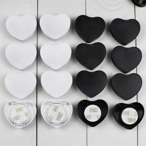 10-100pcs Heart Expanding Stand Grip Mount Mobile Phone Holder Fold Smartphones Pocket Desktop Bracket Phone Stand Holder