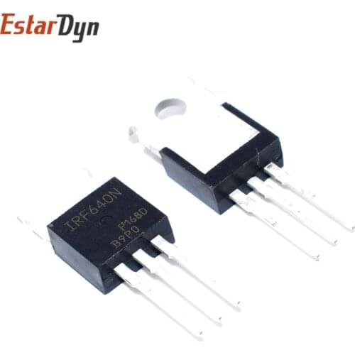 10pcs IRF640N IRF640 IRF640NPBF Power MOSFET MOSFT 200V 18A 150mOhm 44.7nC TO-220 new original
