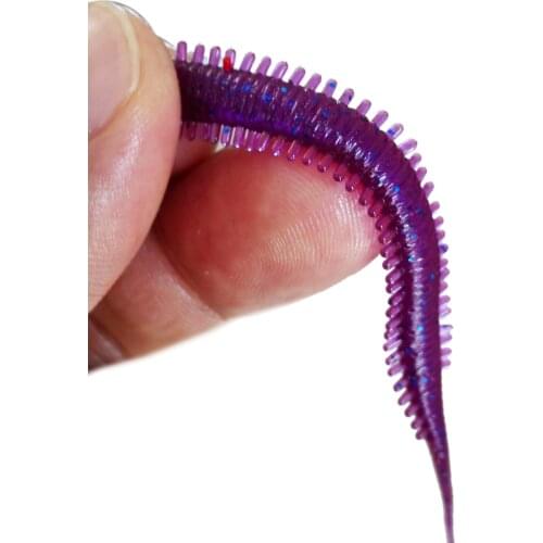 10pcs/lot TPR Super soft fish bait Larva Soft Lures TPR Soft Baits Tackle