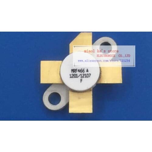 100%Original: MRF466 mrf466 [ 28V-65V 6A 40W 2.0 to 30MHz PACKAGE STYLE .380 4L FLG ] - High quality original transistor