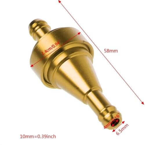 2021 New Universal 6mm Oil Fuel Filter Cleaner for Motorcycle Pit Dirt Bike ATV 5 Colors