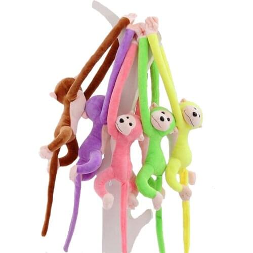 72cm Cute kawaii Monkey dolls Multicolor animal Plush Toys Kids Baby toys Birthday gift Classic Toys Window curtains decoration