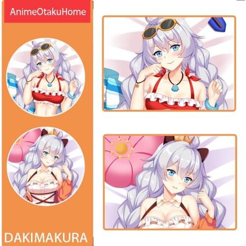 Anime Honkai Impact 3 Kiana Kaslana Bronya Zaych Raiden Mei Girl Throw Pillow Cover Hugging Pillowcase Otaku Bedding Dakimakura