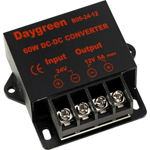 12V to 5V 10A 24V to 5V 3A 5A 10A 15A DC Converter Regulator Car Step Down Reducer 12V/24V to 5V 3A 5A 10A 15AMP