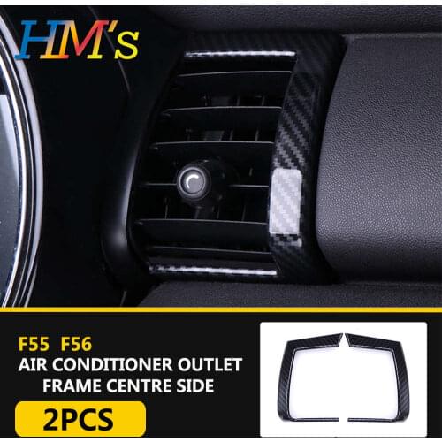 For MINI Cooper F56 F55 F57 Car Styling Air Conditioner Vent Outlet Decoration Cover Sticker Trim For MINI Cooper Accessories