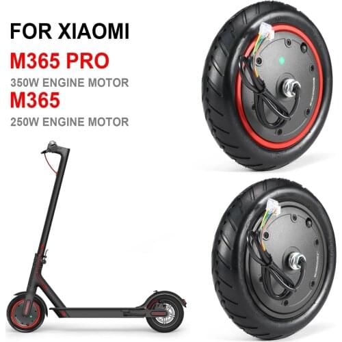 36V 250W/350W Motor Engine Wheel Driving Wheel Pneumatic Tire For XiaoMi M365/PRO Electric Scooter 8.5Inch Rotor Motor Wheel