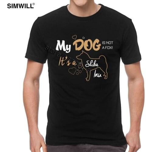 My Shiba Inu Tshirt Unique Casual Cotton Tee for Men Short Sleeves O Neck Japan Dog T Shirt