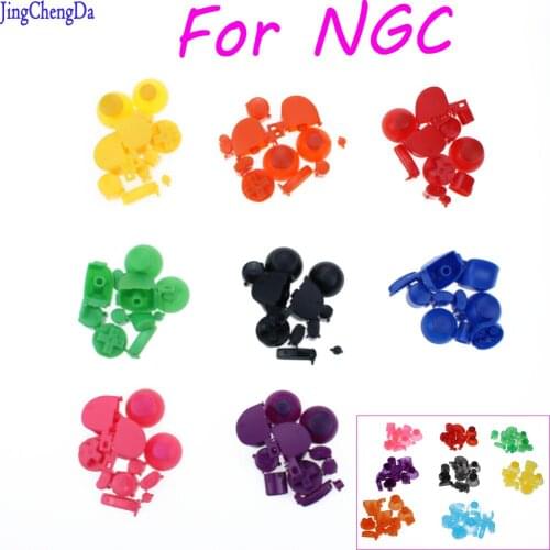 JCD Y X A B For Gamecube Controller Mod Colorful Complete button set with for N GC button set