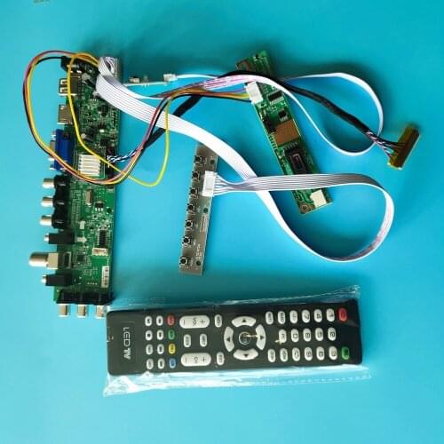 Kit For LTN154U1-L023 TV 1 CCFL LCD 1920X1200 VGA USB AV DVB-C DVB-T Digital HDMI Panel 30pin Controller board remote 15.4"