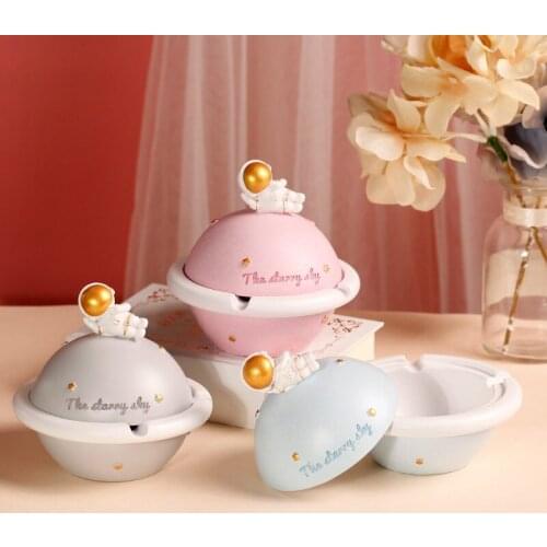 Home Office Round Ceramic Ashtray Ash Tray Cigarettes Holder Pot Ashtray Cigarettes Ashtray Holder with Lid Smoking Accessories