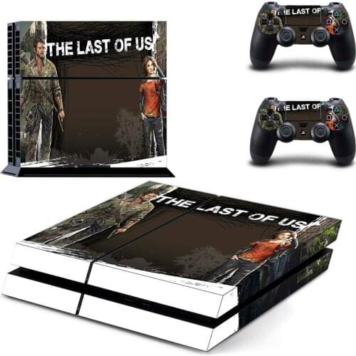 The Last of Us PS4 Stickers Play station 4 Skin Sticker Decals Cover Protector For PlayStation 4 PS4 Console & Controller Skins