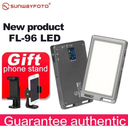SUNWAYFOTOT FL-96 LED video light for photo Studio photography on Dslr Camera Hotshoe Dimmable for youtobe live stream