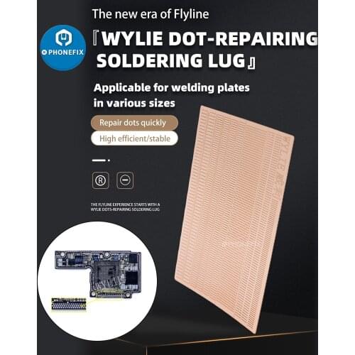 WYLIE Dot Repairing Soldering Lug for iPhone Dot-faded Welding Plates Flywire Replacement Jumper Wire Spot Fixing Soldering Lug
