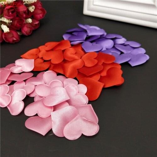 1000pcs 3cm Artificial Sponge Heart Shaped Flower Petals Confetti Throwing Petals Romantic Wedding Decor Crafts Supplies 5ZHH198