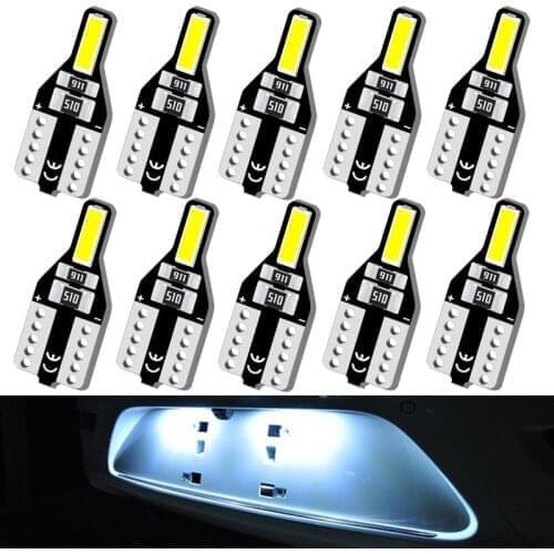 10X Led T10 194 168 W5W Bulb Car License Plate Light For Toyota Corolla Avensis Yaris Rav4 Auris Hilux Prius Camry Celica C-HR I