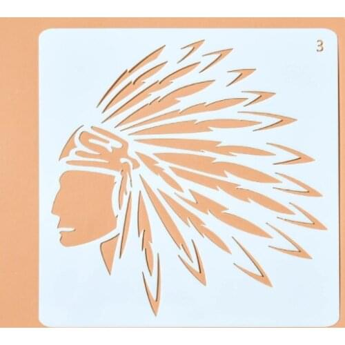 13*13 Savage Layering Stencils graffiti hand copied board hollowed out photo album graphic spray painting tool