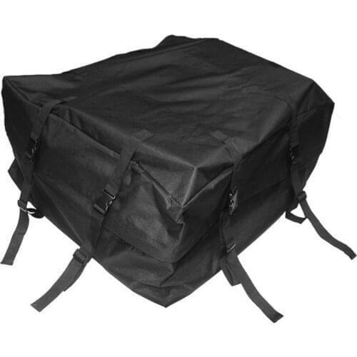 80x80x40cm Car Cargo Roof Bag Waterproof Durable Rooftop Luggage Carrier Black Storage Bag Travel Space Cargo Carrier for Cars