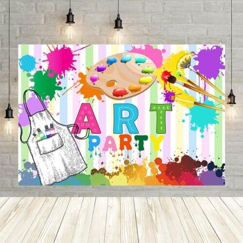 Avezano Photography Backdrop Art Party Colorful Pigment Graffiti Paint Spray Portrait Decor Background Photo Studio Photocall