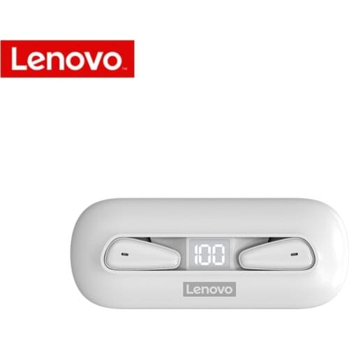 Lenovo XT95 Wireless BT Headphones Semi-in-ear Sports Earbuds Portable Ultra-thin BT5.0 Earphones Long Endurance Time Black