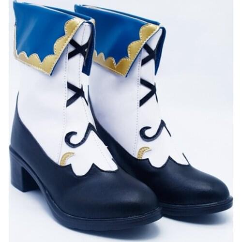 Fashion Women Shoes New Autumn Winter Cosplay Boots Med Heel 4cm Booties Round Toe Lace Up Large Size 48 Ankle Boots 868-7A