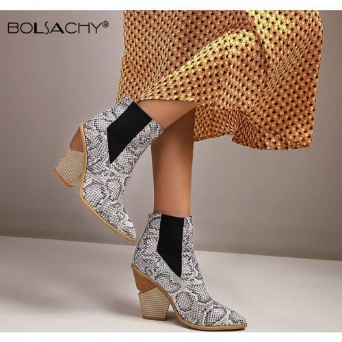 Pointed Toe Booties Winter Women Cowboy Ankle Boots Lace Up Footwear Platform High Heels Wedges Shoes Woman Bota Feminina 41 43