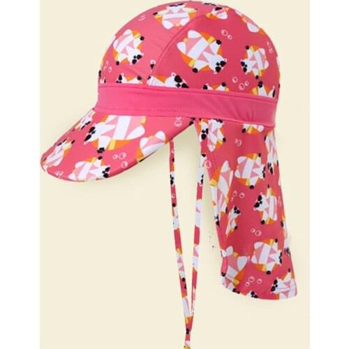 Swimming Cap for Pool Flower Printed Kids Waterproof Protect Ears Long Hair Boy Girl Sports Swim Hat CM2