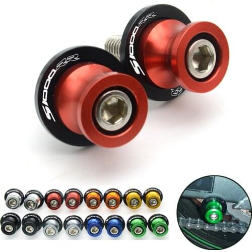 For BMW S1000RR /HP4 S1000R S1000XR Motorcycle CNC Aluminum Swingarm Spools Slider Stand Screws M8