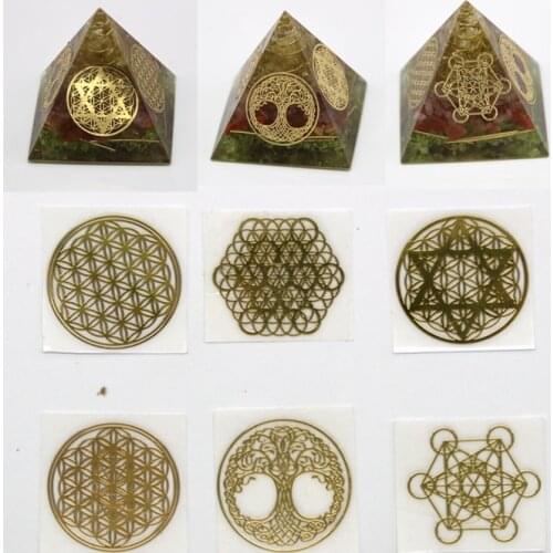 Energy Tower Paste Energy Pattern With use of epoxy Mold Making Mould Jewelry Tool stickers for DIY jewelry