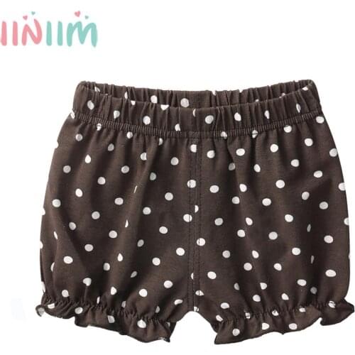 Iiniim Newborn Baby Bloomers Summer Infant Baby Girls Cotton Shorts Soft Bloomer Loose Harem Shorts Diaper Cover Underwear Pants