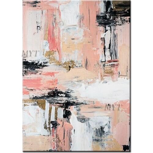 Latest Pure Hand-painted Abstract Oil Painting Canvas Wall Artwork Unframed Modern Home Bedroom Decor Unframe Paintings Wall Art
