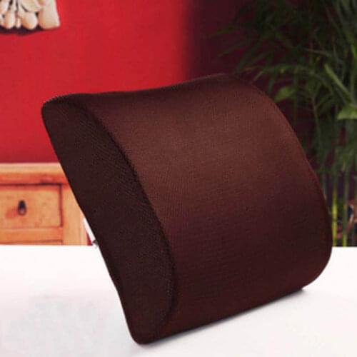 Memory Foam Office Lumbar Massage Pillow Back Waist Support Cushion For Chairs Sofa Couch Pad