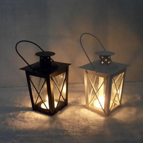 Metal Candlestick Creative Iron Craft Candle Lantern Lovers Romantic Candlelight Dinner Candle Holders Home Decoration