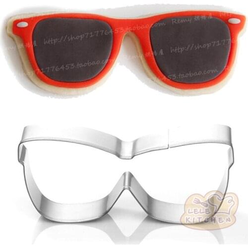 Glasses Metal Cookie Cutter Biscuit Mold Fondant Cake Decorating Tools Reposteria Cupcake Topper Baking Accessories