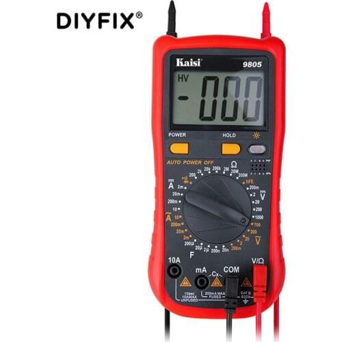 Kaisi K-9805 Multimeter Digital Universal Meter Capacitance Meter Automatic Range Portable Household Ammeter High Precision