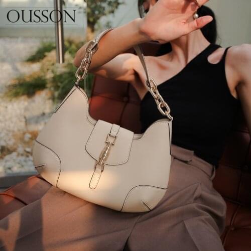 2021 New Handle Bag Women Retro Handbag High Quality Leather Shoulder Bag Exquisite Female Retro Underarm Bag