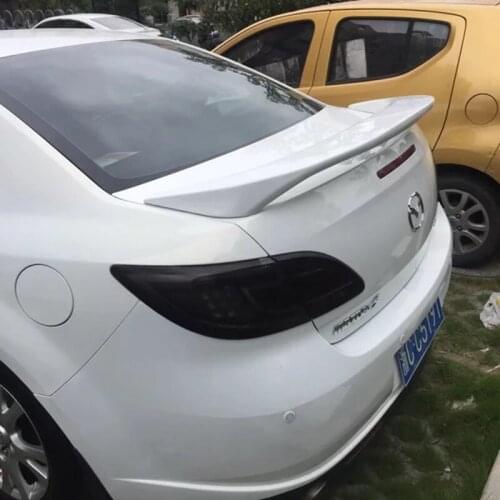 Atenza for 2009 to 2013 Mazda 6 primer paint ABS material high quality rear trunk Atenza wings spoiler by black or white color