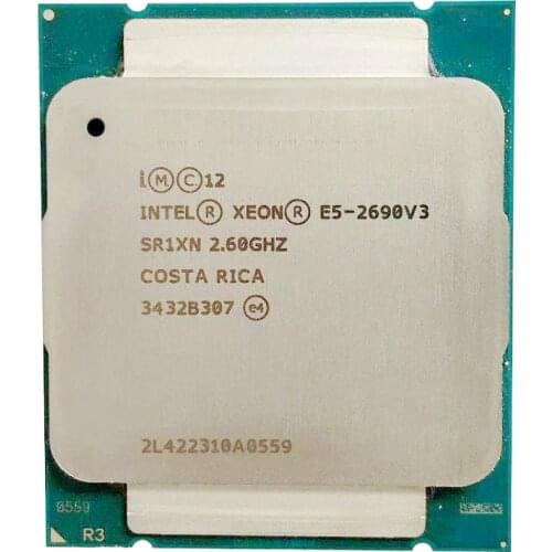Intel E5 2690 V3 Processor SR1XN 2.6Ghz 12 Core 30MB Socket LGA 2011-3 Xeon CPU